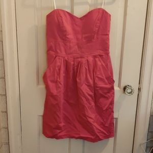 Dress Barn Strapless Pink Dress Size 12
